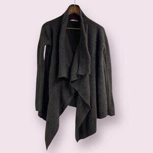 Velvet 100% Cashmere Brown Cardigan Sweater Small